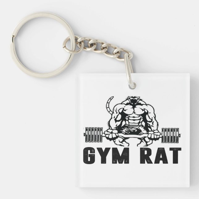 Llavero Gym Rat (Frente)