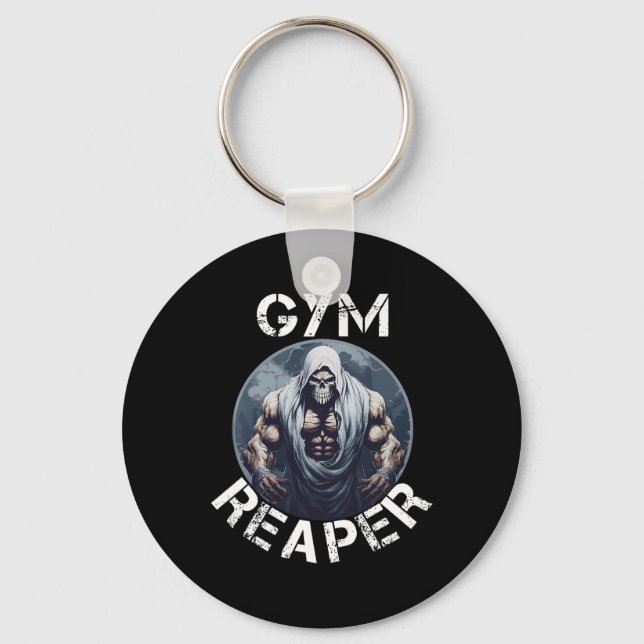 Llavero Gym Reaper Fitness Halloween Skeletree Cuerpo de e (Anverso)
