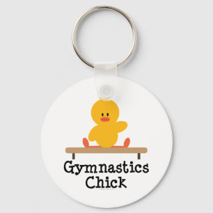 Llavero Gymnastics Chick Keychain