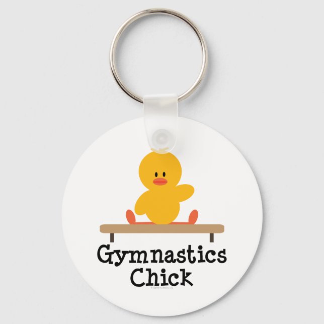 Llavero Gymnastics Chick Keychain (Anverso)