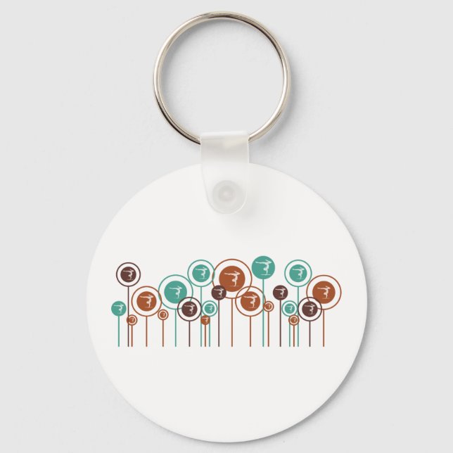 Llavero Gymnastics Daisies (Anverso)