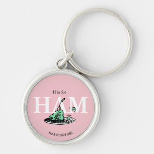 Llavero "H es para HAM"   Diseño de alfabeto