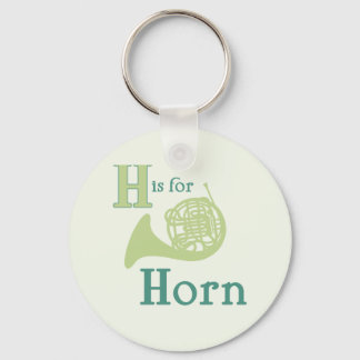 Llavero H es para Horn