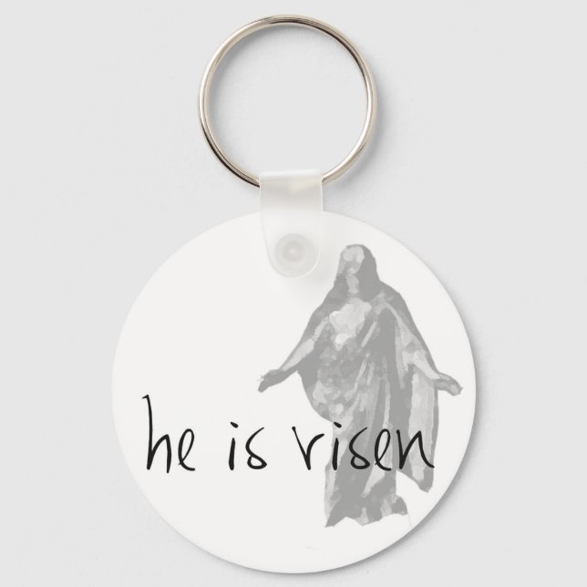 Llavero ha resucitado jesus crist easter lds mormon (Anverso)