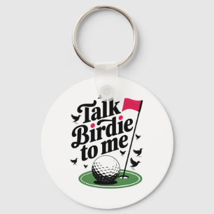 Llavero Habla de Birdie conmigo. Un juego de golf divertid