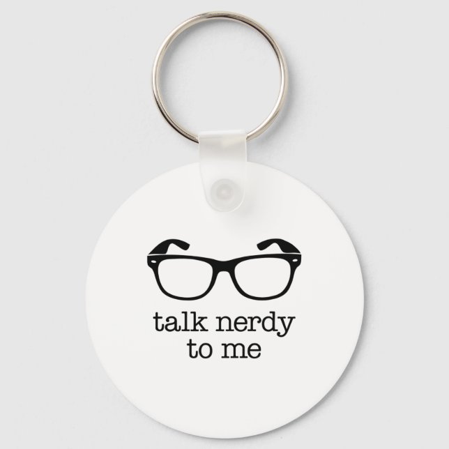 Llavero Hablar Nerdy Conmigo (Anverso)