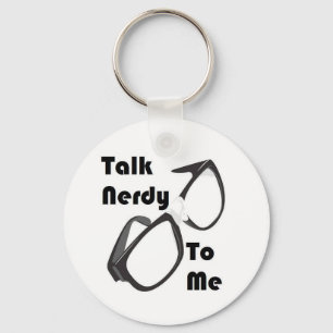 Llavero Hable de Nerdy conmigo