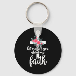 Llavero Hábleme Sobre Mi Fe Cruz Cristiana Dios