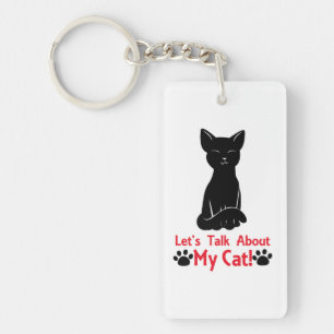 Llavero Hablemos de mi gato
