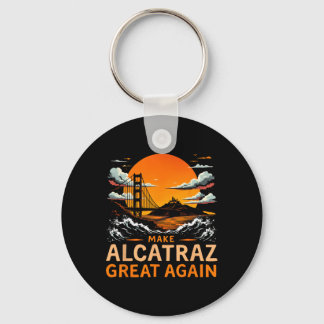 Llavero Hacer a Alcatraz grande de nuevo divertido Trump A
