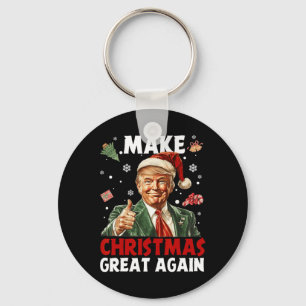 Llavero Hacer a los Navidades grandes de nuevo Santa Funny