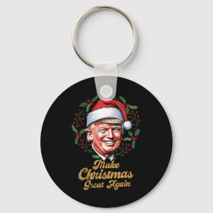 Llavero Hacer a los Navidades grandes de nuevo Santa Funny