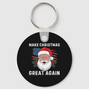Llavero Hacer a los Navidades grandes de nuevo Santa Funny