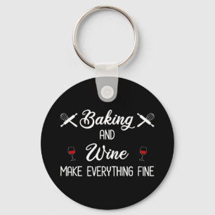 Llavero Hacer Baco Y Vino Lo Hacen Todo Bien