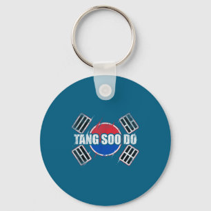 Llavero Hacer camiseta artes marciales silueta Tang Soo