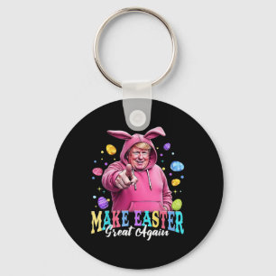 Llavero Hacer de la Pascua una vez más divertida Trump Bun
