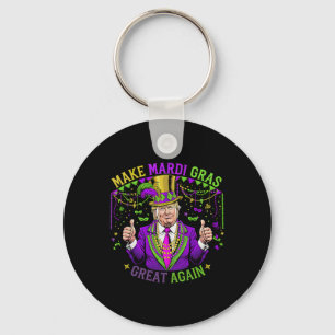 Llavero Hacer grande al Mardi Gras de nuevo divertido Mard