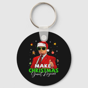 Llavero Hacer grandes Navidades a Santa Trump de nuevo