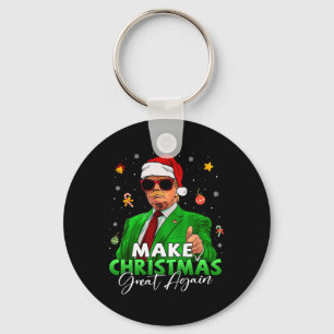 Llavero Hacer grandes Navidades a Santa Trump de nuevo