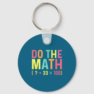 Llavero Hacer Matemáticas 67 Día 100 Escuela