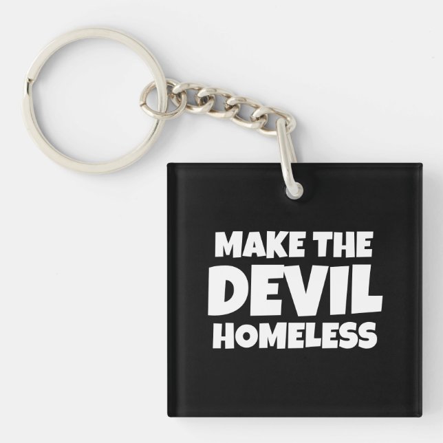 Llavero Hacerlo cristiano sin hogar (Frente)