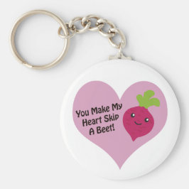 Llavero Haces Que Mi Corazón Salte Una remolacha