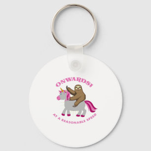 Llavero Hacia adelante en un unicornio razonable del