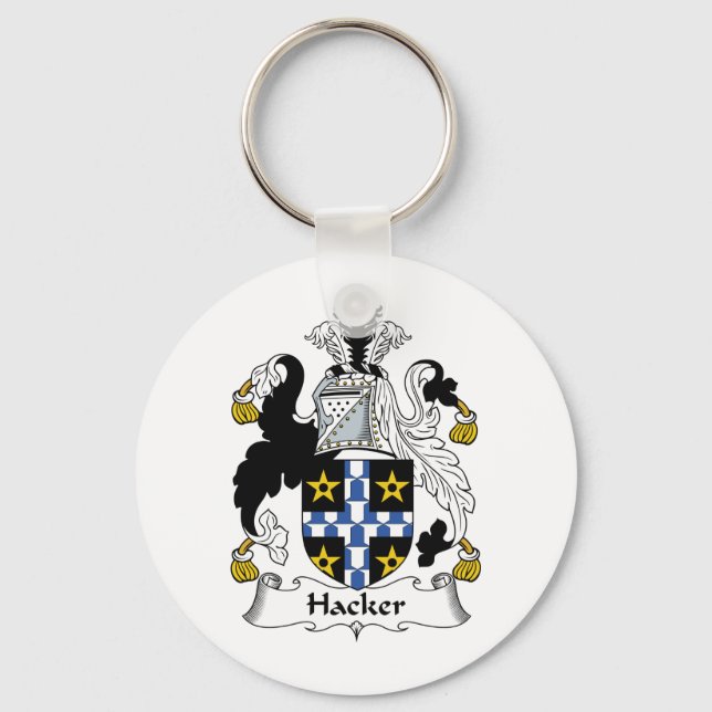 Llavero Hacker Family Crest (Anverso)