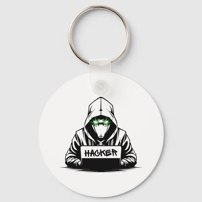 Llavero Hacker Keychain Design (Anverso)