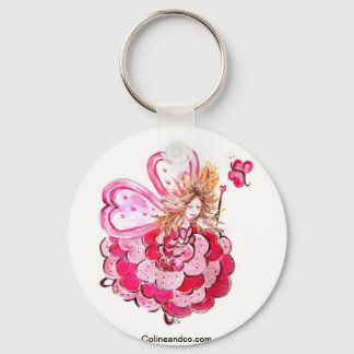 Llavero Hada del corazón mariposa Colineandco