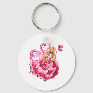 Llavero Hada del corazón mariposa Colineandco
