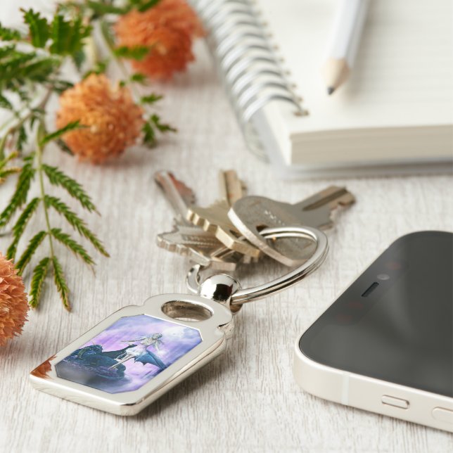 Llavero Hada Dragón de Hielo (Lateral)