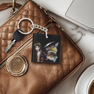 Llavero Hada Mecánica de Steampunk