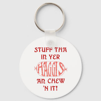 Llavero Haggis Funny Scottish Keychain