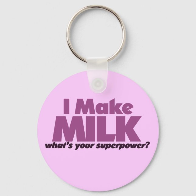 Llavero Hago MILK ¿cuál es tu superpotencia? (Anverso)