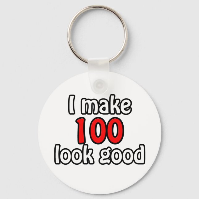 Llavero Hago que 100 se vean bien (Anverso)