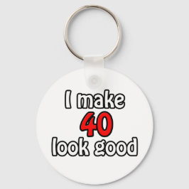 Llavero Hago que 40 se vea bien