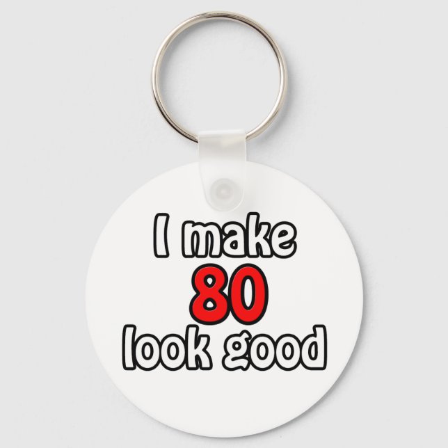 Llavero Hago que 80 se vea bien (Anverso)
