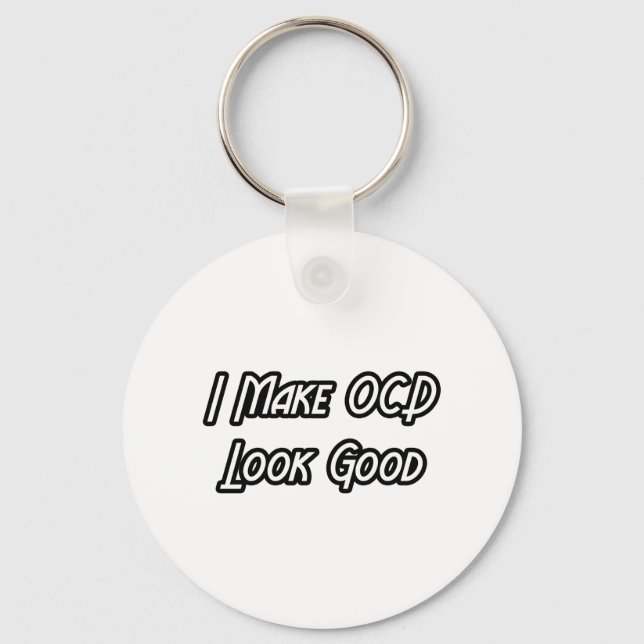 Llavero Hago que el OCD parezca bueno (Anverso)
