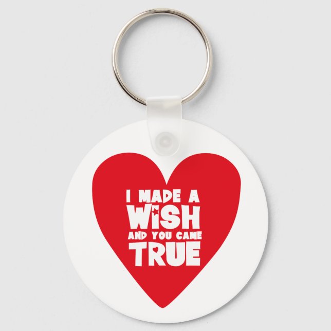 Llavero HAGO UN WISH Love Heart (Anverso)