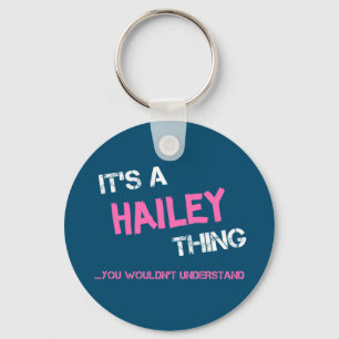 Llavero Hailey cosa que no entenderías nombre