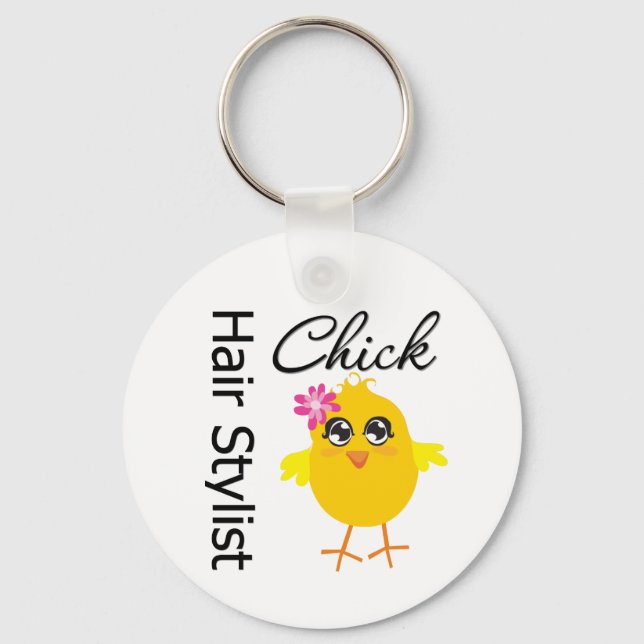 Llavero Hair Stylist Chick (Anverso)
