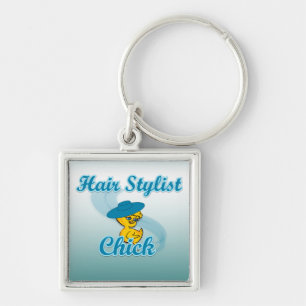 Llavero Hair Stylist Chick #3