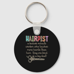 Llavero Hairapist Hairdresser Definición Funny Hair St