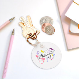 Llavero Hairapist Hairdresser Hair Stylist Barber Design