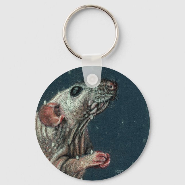 Llavero Hairless Rat Keychain (Anverso)