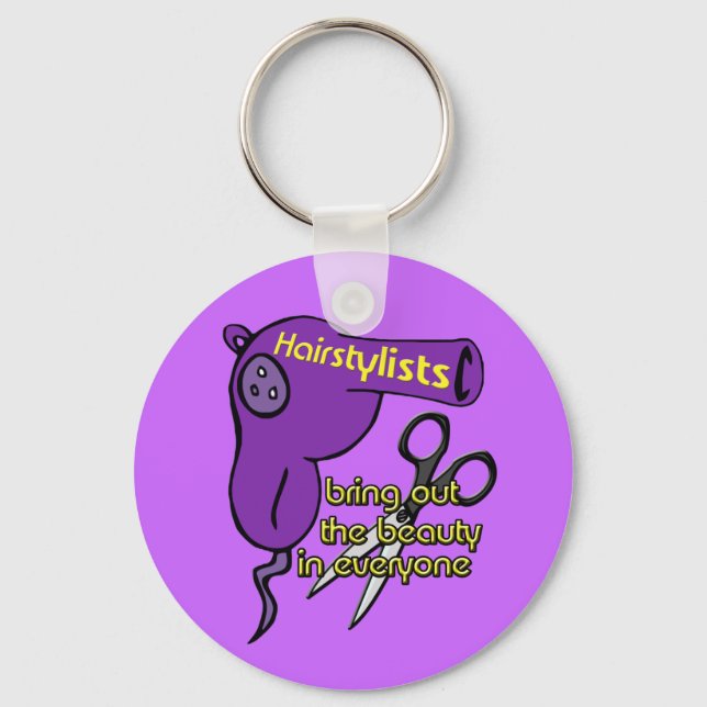 Llavero Hairstylist Keychain (Anverso)