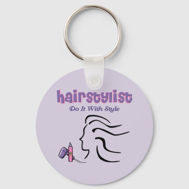Llavero Hairstylista (Anverso)