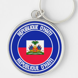 Llavero Haiti Round Emblem