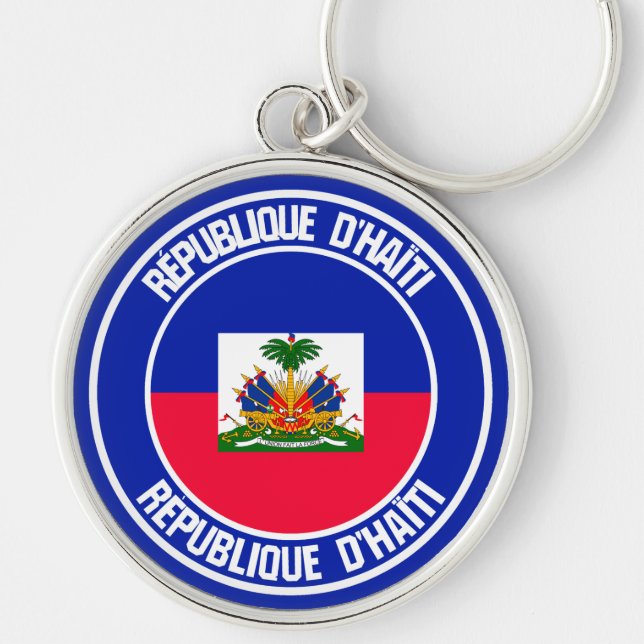 Llavero Haiti Round Emblem (Frente)